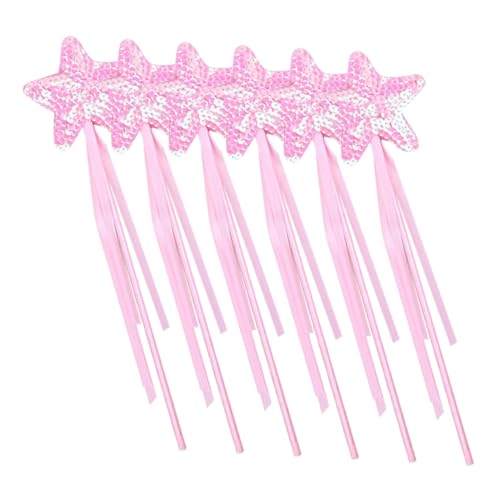 SOPOTUTU 6 Stück Teiliges Feenstab mit Pailletten Sternen Glitzernde Magiestäbe für Kindergeburtstag Bühnenauftritte Cosplay und Partydekoration Rosa Dekorativ und Kreativ SOPOTUTU 6 Stück Teiliges Feenstab mit Pailletten Sternen Glitzernde Magiestäbe für Kindergeburtstag Bühnenauftritte Cosplay und Partydekoration Rosa Dekorativ und Kreativ von SOPOTUTU