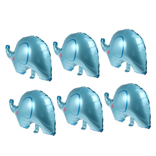 SOPOTUTU 6 Stück Teiliges Folienballons Elefantenform Blau Wiederverwendbare Partydeko für Geburtstag Babyparty Hochzeit Kinderfeier Einfache Befüllung Langlebiges Aluminiumfolie material SOPOTUTU 6 Stück Teiliges Folienballons Elefantenform Blau Wiederverwendbare Partydeko für Geburtstag Babyparty Hochzeit Kinderfeier Einfache Befüllung Langlebiges Aluminiumfolie material von SOPOTUTU