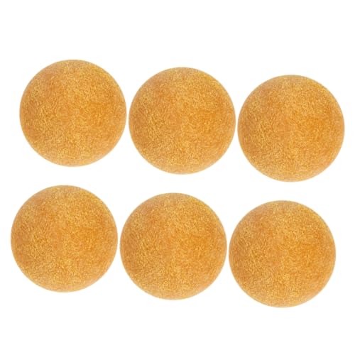 SOPOTUTU 6 Stück Teiliges Gelbe Mini Tischfußballbälle Austauschbare Verschleißfeste Ersatzbälle für Tischfußball Geeignet für Heim und Spielstättenutzung SOPOTUTU 6 Stück Teiliges Gelbe Mini Tischfußballbälle Austauschbare Verschleißfeste Ersatzbälle für Tischfußball Geeignet für Heim und Spielstättenutzung von SOPOTUTU