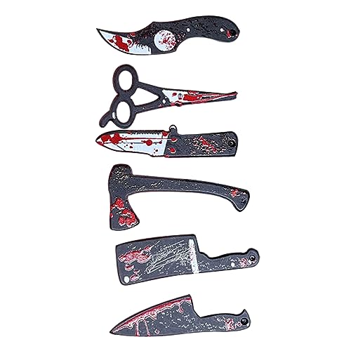 SOPOTUTU 6 Stück Teiliges Halloween Requisiten aus Harz Gruselige Mikroszenen Deko für Halloweenpartys Kreative Miniaturschneider für Puppenhaus Dekoration Langlebige und Stabile Figuren SOPOTUTU 6 Stück Teiliges Halloween Requisiten aus Harz Gruselige Mikroszenen Deko für Halloweenpartys Kreative Miniaturschneider für Puppenhaus Dekoration Langlebige und Stabile Figuren von SOPOTUTU