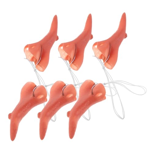 SOPOTUTU 6 Stück Teiliges Hexennasen aus Leichtem Vinyl Lustige Fake Nose Kostüm-Accessoires für Halloween Karneval Cosplay und Partydeko Komfortabel Tragbar für Rollenspiele und Streiche SOPOTUTU 6 Stück Teiliges Hexennasen aus Leichtem Vinyl Lustige Fake Nose Kostüm-Accessoires für Halloween Karneval Cosplay und Partydeko Komfortabel Tragbar für Rollenspiele und Streiche von SOPOTUTU