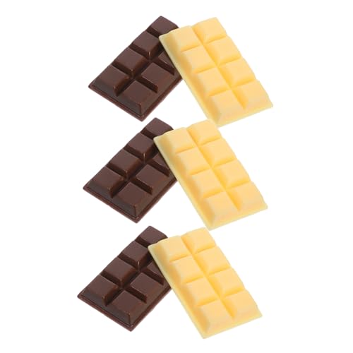 SOPOTUTU 6 Stück Teiliges Kleine Realistische Deko Schokoladen aus Resin in Braun und Weiß Leichte Kompakte Attrappen für Foto Requisiten Party und Restaurantdekoration Vielseitig SOPOTUTU 6 Stück Teiliges Kleine Realistische Deko Schokoladen aus Resin in Braun und Weiß Leichte Kompakte Attrappen für Foto Requisiten Party und Restaurantdekoration Vielseitig von SOPOTUTU