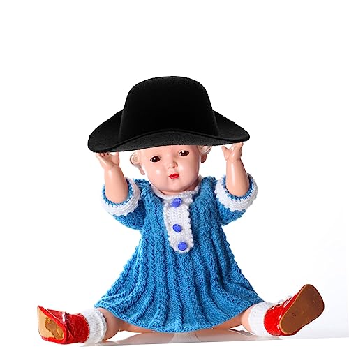 SOPOTUTU 6 Stück Teiliges Mini Cowgirl Hut Kleine Dekorative Westernhüte für Puppen Langlebig Wiederverwendbar für Party und Festdeko von SOPOTUTU