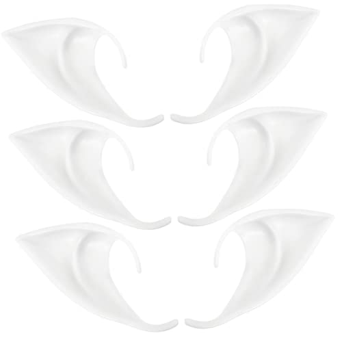 SOPOTUTU 6 Stück Teiliges Silikon Elfenohren Langlebige Cosplay Fairy Ears Hautfreundlich Realistisch Gestaltet für Halloween Kostüm Partyzubehör Einfach zu Tragen SOPOTUTU 6 Stück Teiliges Silikon Elfenohren Langlebige Cosplay Fairy Ears Hautfreundlich Realistisch Gestaltet für Halloween Kostüm Partyzubehör Einfach zu Tragen von SOPOTUTU