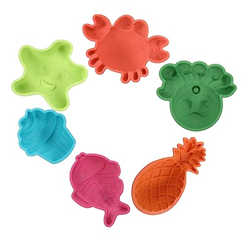SOPOTUTU 6 Stück Teiliges Strandspielzeug Set Sandspielzeug für Strand Leicht und Tragbar für Fördert Kreatives im Sand für Einsatz Am Strand Sandkasten Zufällige Farbe SOPOTUTU 6 Stück Teiliges Strandspielzeug Set Sandspielzeug für Strand Leicht und Tragbar für Fördert Kreatives im Sand für Einsatz Am Strand Sandkasten Zufällige Farbe von SOPOTUTU