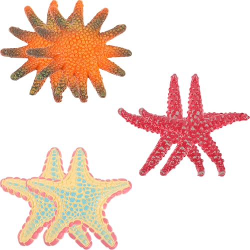 SOPOTUTU 6 Stück Teiliges Unterwasser Meerestier Figuren Realistische Seestern Skulpturen zur Frühkindlichen Bildung und Dekorativen Poolspielzeuge SOPOTUTU 6 Stück Teiliges Unterwasser Meerestier Figuren Realistische Seestern Skulpturen zur Frühkindlichen Bildung und Dekorativen Poolspielzeuge von SOPOTUTU