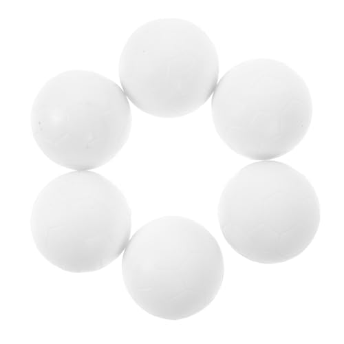 SOPOTUTU 6 Stück Tischfußball Ersatzbälle Weiß Mini Fußballkugeln Zubehör für Standard Kicker Indoor Outdoor Spielspaß SOPOTUTU 6 Stück Tischfußball Ersatzbälle Weiß Mini Fußballkugeln Zubehör für Standard Kicker Indoor Outdoor Spielspaß von SOPOTUTU