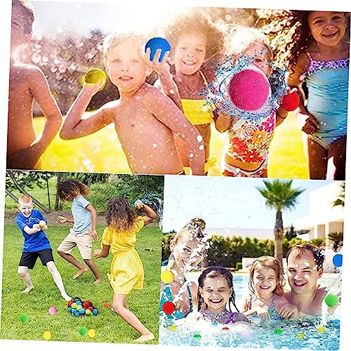 SOPOTUTU 60 Stück Wiederverwendbare Bunte Wasserbälle Strapazierfähige Pool Spielbälle Selbstregenerierend für Schwimmbad Garten Outdoor Sommer Wasserspaß SOPOTUTU 60 Stück Wiederverwendbare Bunte Wasserbälle Strapazierfähige Pool Spielbälle Selbstregenerierend für Schwimmbad Garten Outdoor Sommer Wasserspaß von SOPOTUTU
