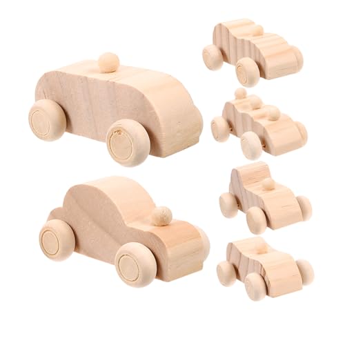 SOPOTUTU 6Stücke Holzauto DIY für Leere Holzautos zum Bemalen und Basteln für Kreative Handwerksprojekte und Pädagogische Spiele Fördert Praktische Fähigkeiten und Fantasie SOPOTUTU 6Stücke Holzauto DIY für Leere Holzautos zum Bemalen und Basteln für Kreative Handwerksprojekte und Pädagogische Spiele Fördert Praktische Fähigkeiten und Fantasie von SOPOTUTU