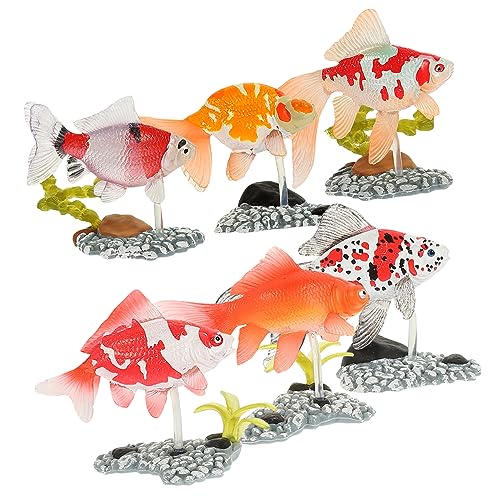 SOPOTUTU 6Stücke Kleine Dekorationen Für Teiliges Aus Entzückenden Fischfiguren Und Aquarium Deko Fördert Rollenspiel Kreativität SOPOTUTU 6Stücke Kleine Dekorationen Für Teiliges Aus Entzückenden Fischfiguren Und Aquarium Deko Fördert Rollenspiel Kreativität von SOPOTUTU