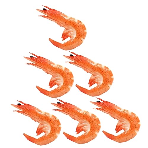 SOPOTUTU 6stücke Teiliges Kunstgarnelenmodell Aus Realistische Deko Für Fotografie Und Präsentation Für Aquarium Zubehör Sicher Und Langlebig SOPOTUTU 6stücke Teiliges Kunstgarnelenmodell Aus Realistische Deko Für Fotografie Und Präsentation Für Aquarium Zubehör Sicher Und Langlebig von SOPOTUTU