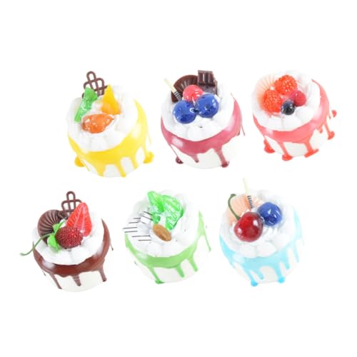 SOPOTUTU 6Stücke Teiliges Fake Kuchen Modell für Partydekoration Magnetische Requisiten für Fensterdisplay und Fotografie Fake Desserts SOPOTUTU 6Stücke Teiliges Fake Kuchen Modell für Partydekoration Magnetische Requisiten für Fensterdisplay und Fotografie Fake Desserts von SOPOTUTU