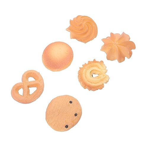 SOPOTUTU 6Stücke Teiliges Lustige Biscuit Haarklammern Kreative Haarnadeln Keksform Für Dekorativer Haarschmuck Für Frisuren Leicht Und Tragbar Accessoire von SOPOTUTU