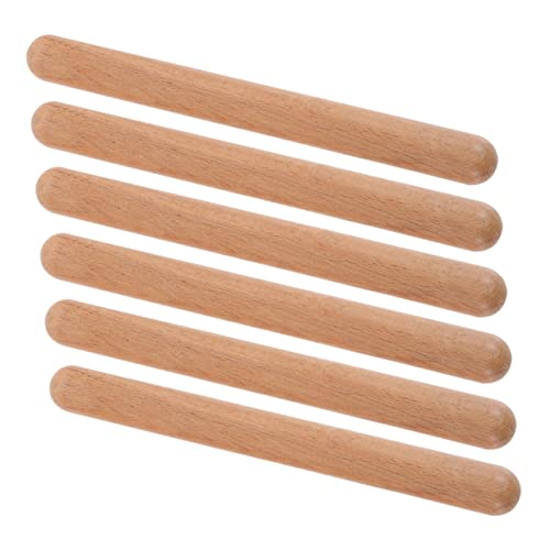 SOPOTUTU 6Stücke Teiliges Musikinstrumente Pädagogische Rhythmus Sticks für Frühkindliche Bildung Rhythmus und Musikalischer Kreativität von SOPOTUTU