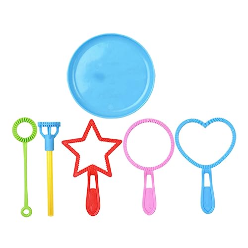 SOPOTUTU 6Stücke Teiliges Set Bunter Blasenstäbe Für Sicheres Seifenblasen Für Outdoor Aktivitäten Partygeschenk Für Unvergessliche von SOPOTUTU