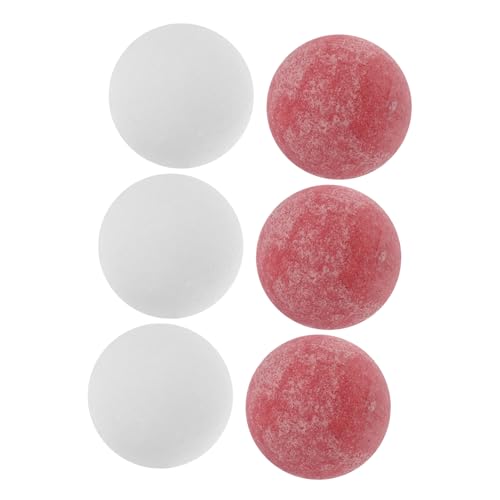 SOPOTUTU 6pcs Foosball Balls Tischfußballspiel Ersatz Foosballs 36mm Foosball -Balls Offizielle Mini -Tisch -fußbälle Ball Accessoire von SOPOTUTU