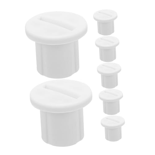 SOPOTUTU 7 Stück Toilettenschrauben Wc Sitz Schraube Ersatz-kunststoffschrauben Für Den Töpfchensitz Toilettensitzschrauben Aus Kunststoff Toilettenzubehör Plastik Weiß SOPOTUTU 7 Stück Toilettenschrauben Wc Sitz Schraube Ersatz-kunststoffschrauben Für Den Töpfchensitz Toilettensitzschrauben Aus Kunststoff Toilettenzubehör Plastik Weiß von SOPOTUTU