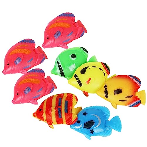 SOPOTUTU 8 Stück Künstliche Schwimmende Fische für Aquarien Teiliges Deko Fische aus Kunststoff Realistische Fischfiguren die Dekoration von Fischbecken und Haushaltsaquarien SOPOTUTU 8 Stück Künstliche Schwimmende Fische für Aquarien Teiliges Deko Fische aus Kunststoff Realistische Fischfiguren die Dekoration von Fischbecken und Haushaltsaquarien von SOPOTUTU