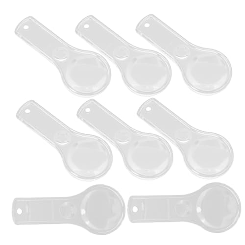 SOPOTUTU 8 Stück Mini -Lupe Leichte Handlupe Lupe Lesen Tragbare Mini-Lupe Vintage Lupe Tragbare Leselupe Seitenlupe Zum Lesen Tragbare Erkundungslupe Kleine Handlupe Transparent Pp SOPOTUTU 8 Stück Mini -Lupe Leichte Handlupe Lupe Lesen Tragbare Mini-Lupe Vintage Lupe Tragbare Leselupe Seitenlupe Zum Lesen Tragbare Erkundungslupe Kleine Handlupe Transparent Pp von SOPOTUTU