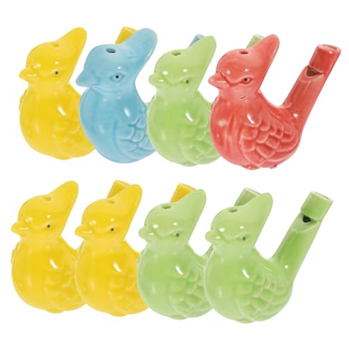 SOPOTUTU 8 Stück Teiliges Bunte Keramik Wasser Vogelpfeifen Kleine Party Trillerpfeifen Kinderspielzeug Farbenfrohe Sichere und Geruchslose Lernspielzeuge für Schule und Feiern SOPOTUTU 8 Stück Teiliges Bunte Keramik Wasser Vogelpfeifen Kleine Party Trillerpfeifen Kinderspielzeug Farbenfrohe Sichere und Geruchslose Lernspielzeuge für Schule und Feiern von SOPOTUTU