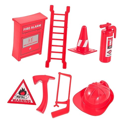 SOPOTUTU 8 Stück Teiliges Feuerwehrspielzeug für Puppenhäuser Leiter und Zubehör für Lernspielzeug für Jungen für Kreative Rollenspiele und Szenen Dekoration SOPOTUTU 8 Stück Teiliges Feuerwehrspielzeug für Puppenhäuser Leiter und Zubehör für Lernspielzeug für Jungen für Kreative Rollenspiele und Szenen Dekoration von SOPOTUTU