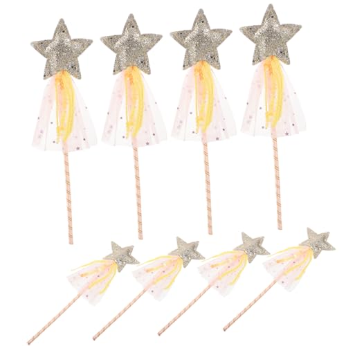 SOPOTUTU 8 Stück Teiliges Glitzer Prinzessinnen mit Sternform Leichte Feenstäbe aus Robustem Material für Rollenspiele Bühnenauftritte und Mädchenspiele Funkelnde Pailletten für SOPOTUTU 8 Stück Teiliges Glitzer Prinzessinnen mit Sternform Leichte Feenstäbe aus Robustem Material für Rollenspiele Bühnenauftritte und Mädchenspiele Funkelnde Pailletten für von SOPOTUTU