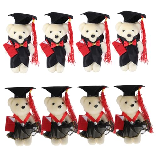 SOPOTUTU 8 Stück Teiliges Mini Plüsch Absolventenbären Doll Bouquet Deko Süße Geschenkidee für Graduierung Dekorative für Blumensträuße oder Tischdeko Zufällige Rock Stil Auswahl SOPOTUTU 8 Stück Teiliges Mini Plüsch Absolventenbären Doll Bouquet Deko Süße Geschenkidee für Graduierung Dekorative für Blumensträuße oder Tischdeko Zufällige Rock Stil Auswahl von SOPOTUTU