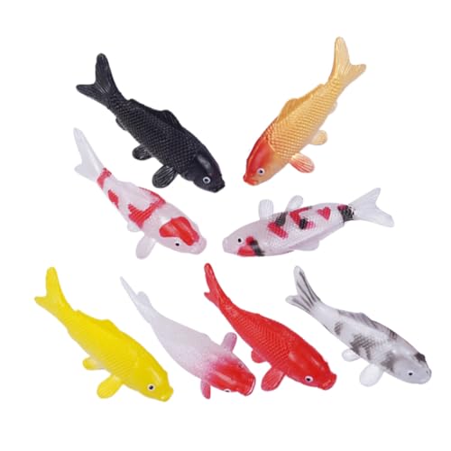 SOPOTUTU 8 Stück Teiliges Miniatur koi Fische aus Realistischem PVC Lebensechte Aquarium Deko Figuren für Miniaturteich Bonsai Puppenhaus Vielseitige Gartendekoration und DIY Kunstprojekte SOPOTUTU 8 Stück Teiliges Miniatur koi Fische aus Realistischem PVC Lebensechte Aquarium Deko Figuren für Miniaturteich Bonsai Puppenhaus Vielseitige Gartendekoration und DIY Kunstprojekte von SOPOTUTU