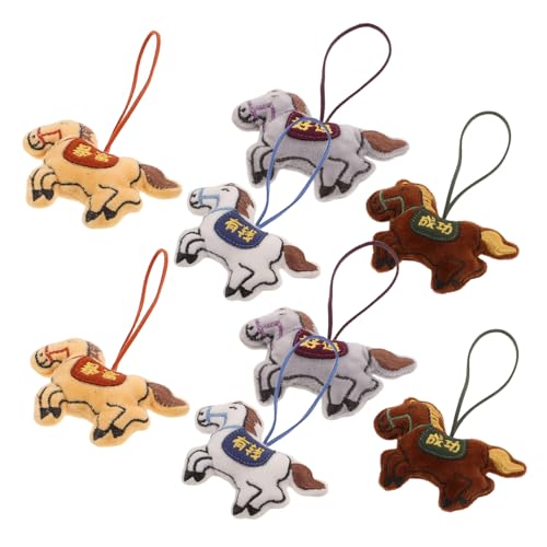 SOPOTUTU 8stücke Plüsch-pferd-taschenanhänger Kleiner Pferde-plüschanhänger Charmantes Pferdemaskottchen Stofftier-ornament Für Rucksack Auto-dekoration Partygeschenk Chinesisches SOPOTUTU 8stücke Plüsch-pferd-taschenanhänger Kleiner Pferde-plüschanhänger Charmantes Pferdemaskottchen Stofftier-ornament Für Rucksack Auto-dekoration Partygeschenk Chinesisches von SOPOTUTU