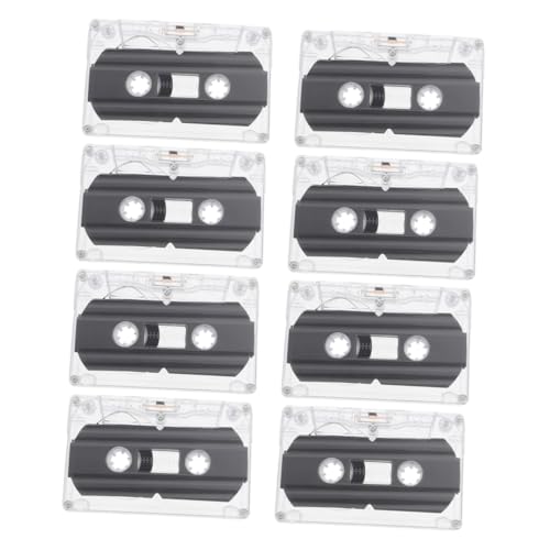 SOPOTUTU 8 Stück leeres Band Audiokassetten Kassettenrekorder Kassettenklebebahn Bandrekorder Mikrokassettenspieler Leere Kassette Kassettenband leer Musikband Miniband Plastik Transparent SOPOTUTU 8 Stück leeres Band Audiokassetten Kassettenrekorder Kassettenklebebahn Bandrekorder Mikrokassettenspieler Leere Kassette Kassettenband leer Musikband Miniband Plastik Transparent von SOPOTUTU