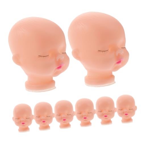 SOPOTUTU 8 Stück schlafende Babypuppe kinderpuppe Schlafpuppe Puppenhandwerk Puppenkörper Mini Puppenkopf Puppenkunst Puppenherstellung Puppenbasteln Puppenköpfe Vinyl SOPOTUTU 8 Stück schlafende Babypuppe kinderpuppe Schlafpuppe Puppenhandwerk Puppenkörper Mini Puppenkopf Puppenkunst Puppenherstellung Puppenbasteln Puppenköpfe Vinyl von SOPOTUTU