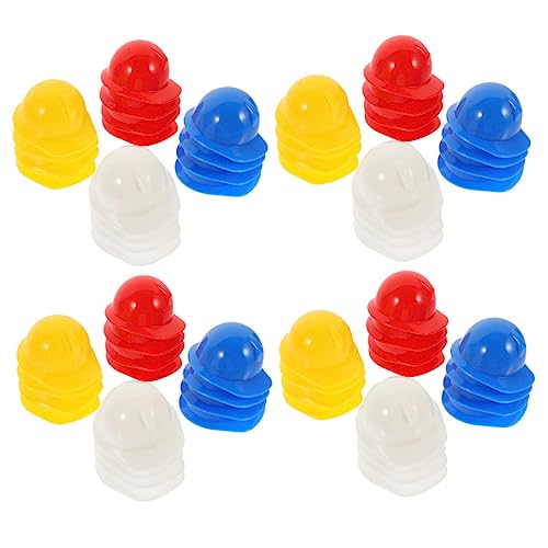 SOPOTUTU 80 Stück Teiliges Mini bauhelme aus Kunststoff Kleine Schutzhelme für Puppen Haustiere und DIY Dekoration Leichte Mini helme in Rot Blau Gelb und Weiß für Party und Basteln SOPOTUTU 80 Stück Teiliges Mini bauhelme aus Kunststoff Kleine Schutzhelme für Puppen Haustiere und DIY Dekoration Leichte Mini helme in Rot Blau Gelb und Weiß für Party und Basteln von SOPOTUTU