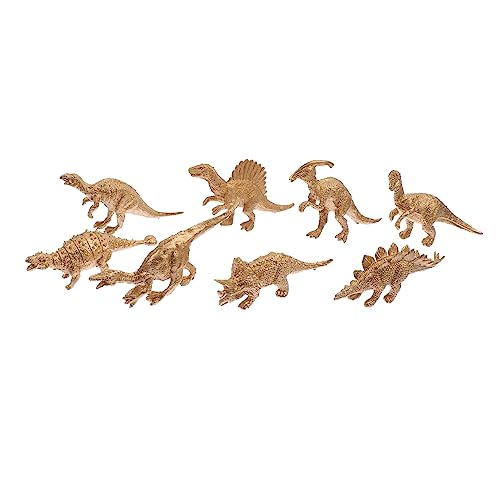 SOPOTUTU 8Stücke Teiliges Dinosaurier Modellset Aus Hochwertigem Material Dekoration Für Schreibtisch Und Heim Für Unterricht Und Fotorequisiten Goldene Farbgebung SOPOTUTU 8Stücke Teiliges Dinosaurier Modellset Aus Hochwertigem Material Dekoration Für Schreibtisch Und Heim Für Unterricht Und Fotorequisiten Goldene Farbgebung von SOPOTUTU