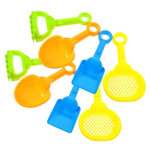 SOPOTUTU 8Stücke Teiliges Sandspielzeug Set für Kunststoffschaufeln für Strand Sandkasten und Garten zum Graben und Formen von Sandskulpturen Farben Zufällig SOPOTUTU 8Stücke Teiliges Sandspielzeug Set für Kunststoffschaufeln für Strand Sandkasten und Garten zum Graben und Formen von Sandskulpturen Farben Zufällig von SOPOTUTU