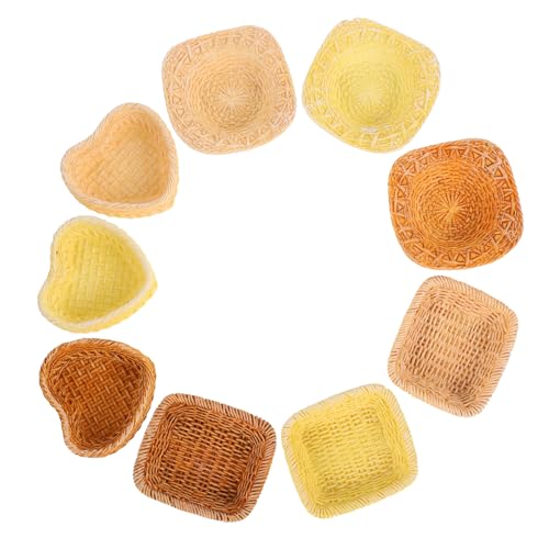 SOPOTUTU 9 Stück Miniatur-Dinge Klein Winzig Korb Weiß Artikel Bauen Zubehör Simulation Gewebte Körbe Szene Miniaturen Stütze Basteln Puppe Miniatur-Zeug Harz SOPOTUTU 9 Stück Miniatur-Dinge Klein Winzig Korb Weiß Artikel Bauen Zubehör Simulation Gewebte Körbe Szene Miniaturen Stütze Basteln Puppe Miniatur-Zeug Harz von SOPOTUTU