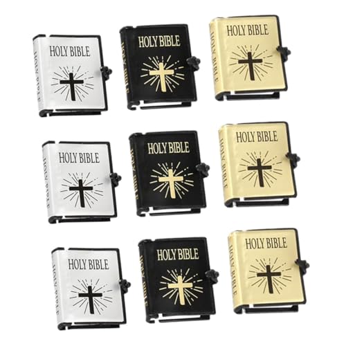 SOPOTUTU 9 Stück Teiliges Miniaturbuch für Puppenhausdekoration Kleine für Realistische Mini Dekoration für Rollenspiele und Kreative Szenen in Puppenhäusern SOPOTUTU 9 Stück Teiliges Miniaturbuch für Puppenhausdekoration Kleine für Realistische Mini Dekoration für Rollenspiele und Kreative Szenen in Puppenhäusern von SOPOTUTU
