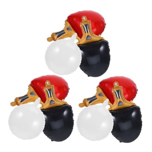 SOPOTUTU 9 Stück Tischtennis-Ballon Tennisschläger Dekoration Sportparty -Dekorationen Sportbedarf Sportfolienballon Sport Geburtstagsballons Luftballons für Sportpartys Aluminiumfolie SOPOTUTU 9 Stück Tischtennis-Ballon Tennisschläger Dekoration Sportparty -Dekorationen Sportbedarf Sportfolienballon Sport Geburtstagsballons Luftballons für Sportpartys Aluminiumfolie von SOPOTUTU