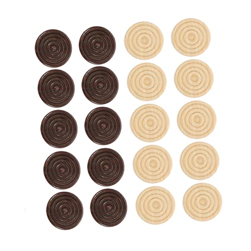 SOPOTUTU 96 Stück Teiliges Holzspielsteine Runde Schach und Damespielsteine Universelle Spielchips aus Hochwertigem Holz Glatte Oberfläche Leicht und Tragbar Geeignet für Brett und SOPOTUTU 96 Stück Teiliges Holzspielsteine Runde Schach und Damespielsteine Universelle Spielchips aus Hochwertigem Holz Glatte Oberfläche Leicht und Tragbar Geeignet für Brett und von SOPOTUTU