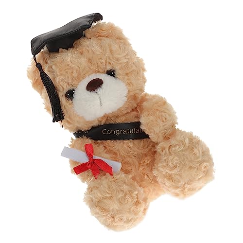 SOPOTUTU Abschluss Plüschbär mit Doktorhut Kuscheltier für Graduierungsgeschenke Süßes zur des Abschlusses Perfektes Plüschtier für Absolventen und Freunde von SOPOTUTU