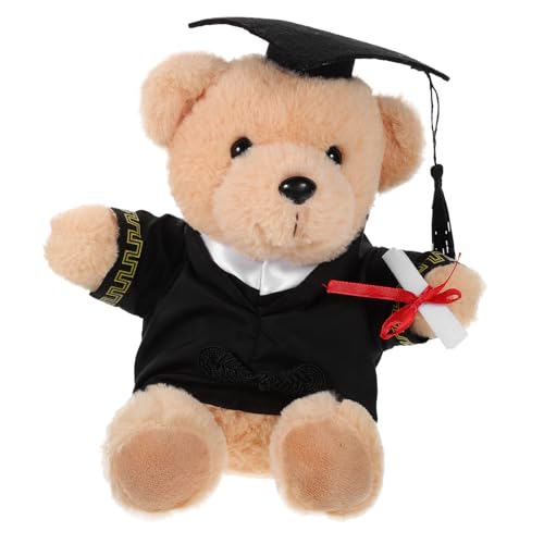 SOPOTUTU Abschlussbär Plüschspielzeug mit Doktorhut Süßer Plüschbär für Abschlussparty Geschenkidee für Graduierte Niedliche Dekoration für Erinnerungsstück für Abschluss SOPOTUTU Abschlussbär Plüschspielzeug mit Doktorhut Süßer Plüschbär für Abschlussparty Geschenkidee für Graduierte Niedliche Dekoration für Erinnerungsstück für Abschluss von SOPOTUTU