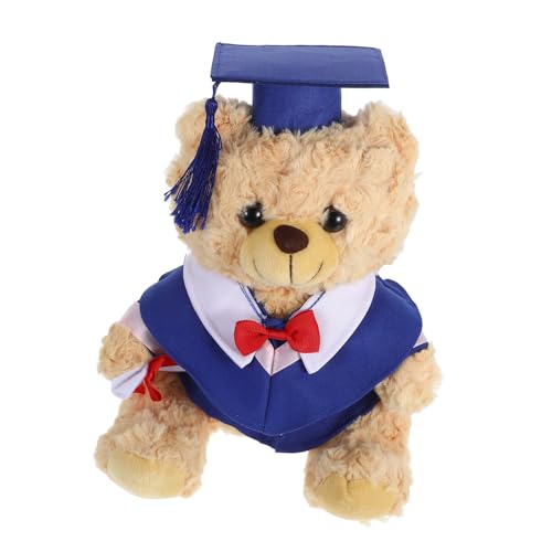 SOPOTUTU Arztanzugbär Puppe Stofftierbärenpuppen Abschluss-stofftier Abschluss Tierpuppe Mini-abschluss-stoffbären Abschlussbär Mini-abschlussbär Plüsch Blue SOPOTUTU Arztanzugbär Puppe Stofftierbärenpuppen Abschluss-stofftier Abschluss Tierpuppe Mini-abschluss-stoffbären Abschlussbär Mini-abschlussbär Plüsch Blue von SOPOTUTU
