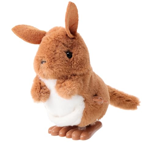 SOPOTUTU Aufziehbares Plüschtier Wind up Tier Geschenk Lustiges Tiermotiv Dekoration Sicher Langlebig von SOPOTUTU