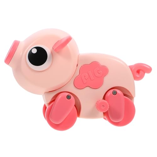 SOPOTUTU Aufziehspielzeug Schwein Lustiges Tiermodell mit Aufziehmechanismus für Geburtstagsfeiern und Montessori Spiele Bringt Endlosen Spaß und Freude von SOPOTUTU