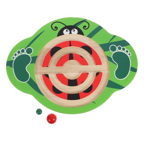 SOPOTUTU Balanceplatte Holz für Wackelbrett Gleichgewicht und Koordination Multifunktionales Trainingsspielzeug für Drinnen und Draußen für Kleinkinder von SOPOTUTU