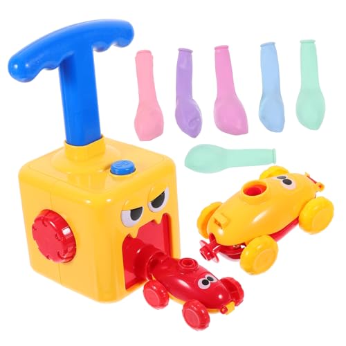 SOPOTUTU Early Learning Balloon Car Toy Für Mädchen Inertia Auto Spielzeug Gelb Fördert Hand-Augen-koordination Und Vorstellungskraft Für Jungen Und Mädchen Geeignet von SOPOTUTU
