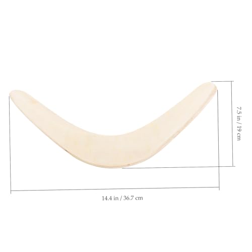 SOPOTUTU Boomerang Rückkehrend Wurfspielzeug für Erwachsene Langlebiges Naturmaterial Einfache Handhabung Fördert Hand Auge koordination für Outdoor Spiele und Freizeitgestaltung von SOPOTUTU
