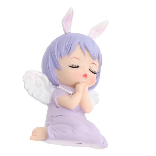 SOPOTUTU Cartoon Engel Kuchen Dekoration Langlebige Vinyl Tortendeko für Party Niedliche Desktop Deko für Engel Themen Geburtstagskuchen und Dessert Ornamente von SOPOTUTU