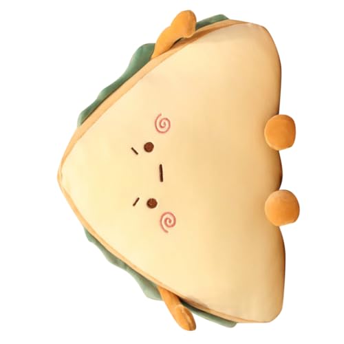 SOPOTUTU Cartoon Sandwich Muster Plüschkissen Kuscheliges Umarmungsspielzeug Weiches Plüschtier für Zufälliger Ausdruck Niedliche Puppen Dekokissen SOPOTUTU Cartoon Sandwich Muster Plüschkissen Kuscheliges Umarmungsspielzeug Weiches Plüschtier für Zufälliger Ausdruck Niedliche Puppen Dekokissen von SOPOTUTU