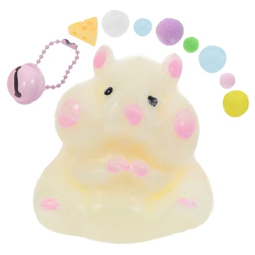 SOPOTUTU Cartoon Squeeze TPR Stressabbau Tier Lustig Stretchy Druckspielzeug für Büro und Zuhause Weiches Quetschspielzeug mit Rückstellkraft Dekorativ und Stresslösend von SOPOTUTU