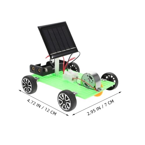 SOPOTUTU DIY Solarauto Bausatz für Flexibles Solar mit Robustem Aufbau Fördert Kreativität und Problemlösung durch Vielfältige Montageoptionen Lernspielzeug für Bastelfans von SOPOTUTU